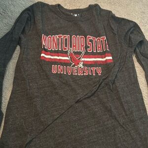 Montclair State University long sleeve tee